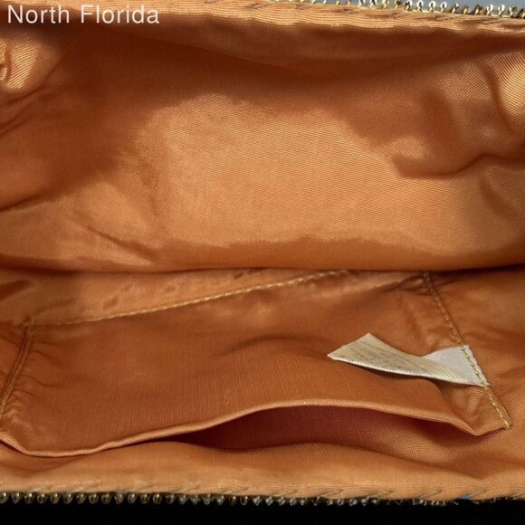 Whiting & Davis Gold Mesh Clutch Rhinestone Accent Vintage USA - Picture 11 of 13